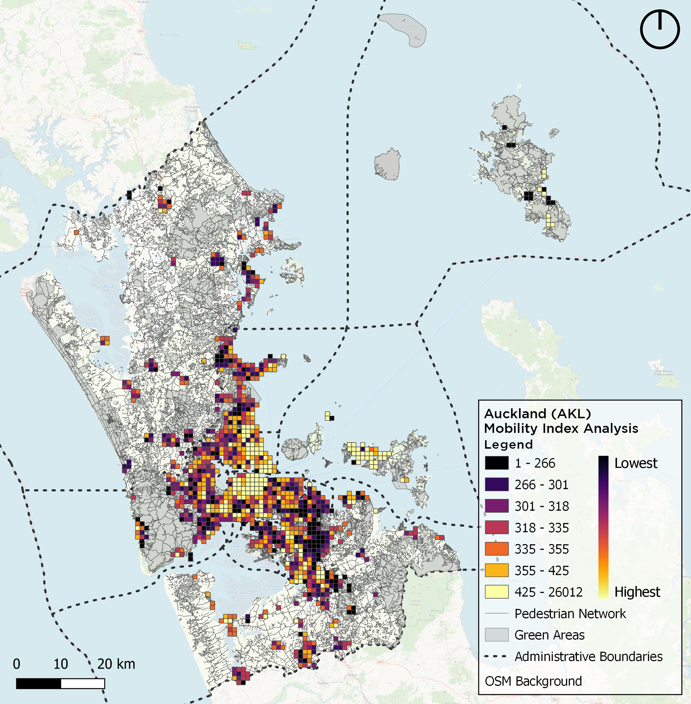 Mobility Index Auckland